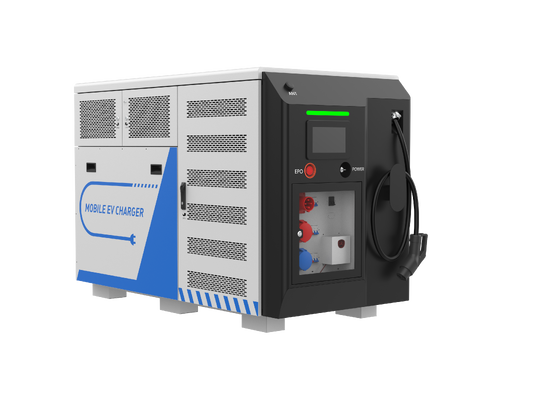 100KW κινητή σταθμός φόρτισης EV 170A φορητή έκτακτη φόρτιση EV για φορτηγά φορτηγά